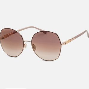 JIMMY CHOO Melys Gold/Brown Women’s Sunglasses